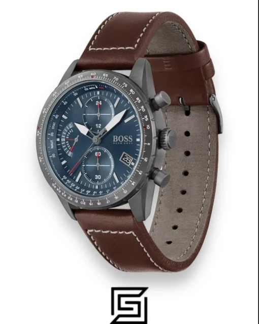 For men,Watches,For men,Original Watches Hugo Boss watches Chronograph Quartz Watch for Men with Brown Leather Strap - 1513852 Hugo Boss