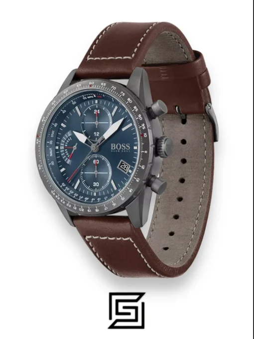 For men,Watches,For men,Original Watches Hugo Boss watches Chronograph Quartz Watch for Men with Brown Leather Strap - 1513852 Hugo Boss