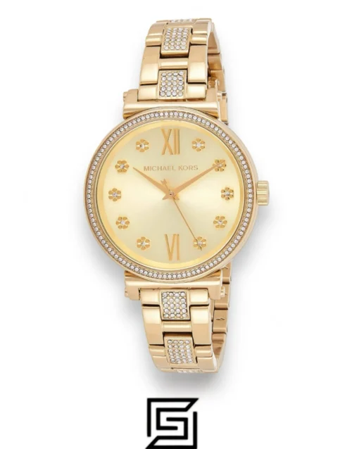 Original Watches,Women Michael Kors watches Sofie Gold Analog Quartz Women's Watch - MK3881 Michael Kors