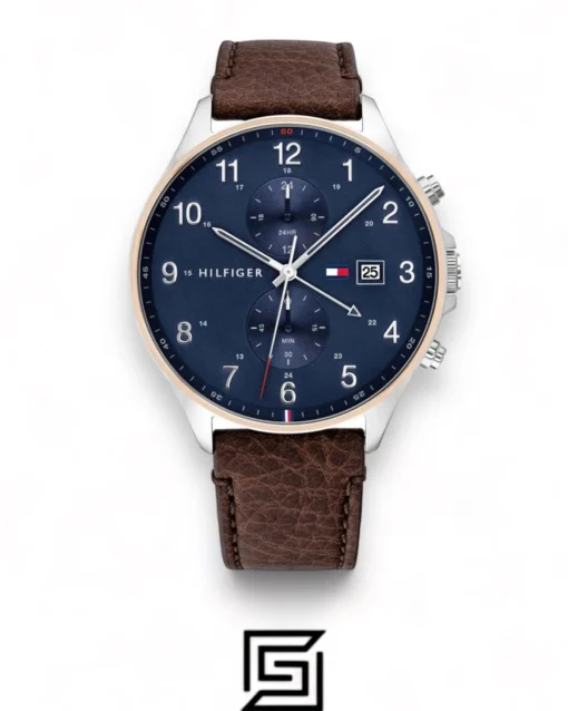 For men,Watches,For men,Original Watches Tommy Hilfiger original-watches Men's Leather Strap Analog Wrist Watch 1791712 Tommy Hilfiger