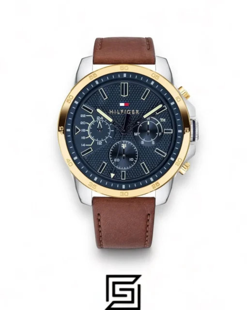 For men,Watches,For men,Original Watches original-watches Tommy Hilfiger Men's Quartz Stainless Steel and Leather Strap Casual Watch 1791561 Tommy Hilfiger