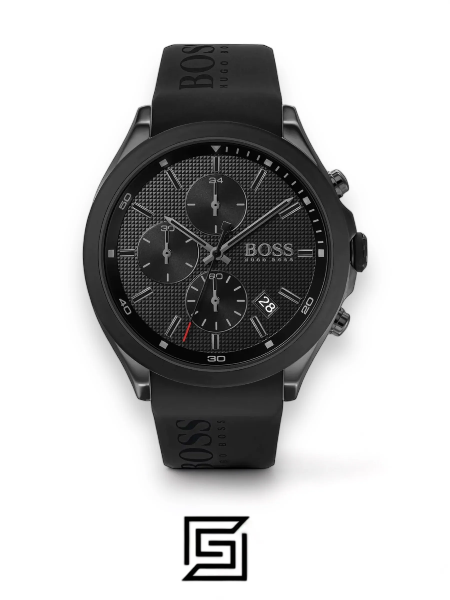 Men,Watches,Men,Original Watches Hugo Boss original-watches Men's Silicon Velocity Chronograph Watch - 1513720 Boss