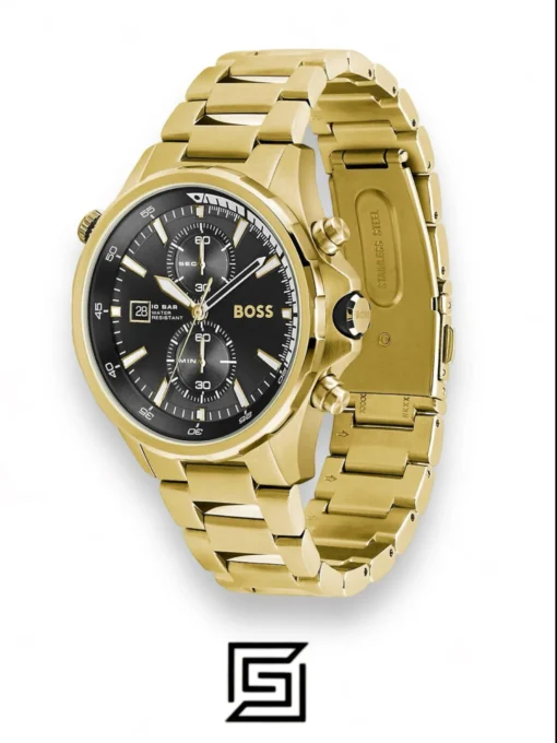 For men,Watches,For men,Original Watches Hugo Boss watches Chronograph Quartz with Gold Coloured Stainless Steel - 1513932 Hugo Boss