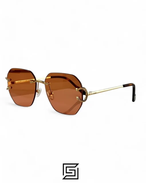 For men,Sunglasses sunglasses CARTIER CT0396 006/GOLD X HONEY Cartier