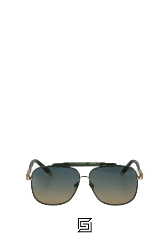 Men,Sunglasses Chrome Heart sunglasses THE HAWK II/GREEN X GREEN Maybach