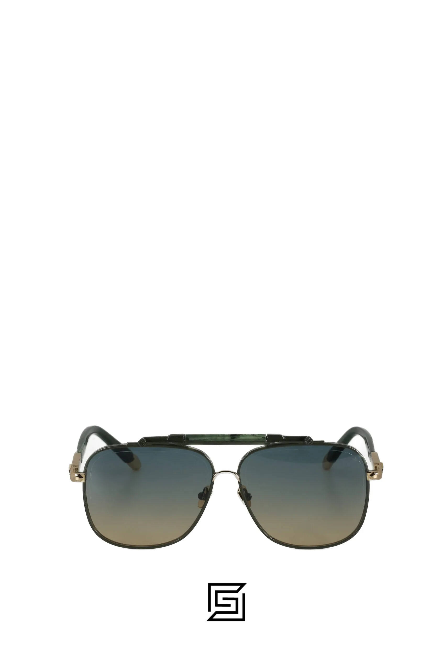 Men,Sunglasses Chrome Heart sunglasses THE HAWK II/GREEN X GREEN Maybach