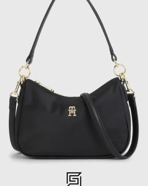 Bags,For women,Leather leather Tommy Hilfiger AW0AW14463 Women's Monogram Shoulder Bag Tommy Hilfiger