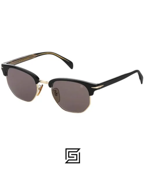 For men,Sunglasses David Beckham sunglasses DB 1002/S - Black Gold - Grey David Beckham