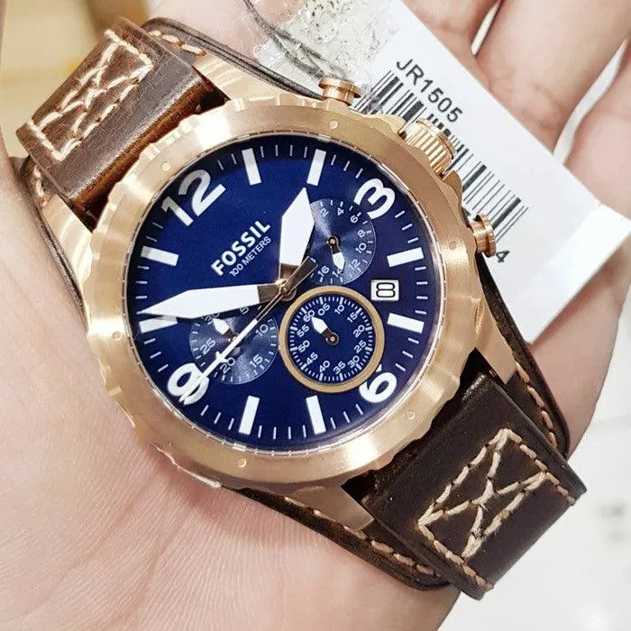 Men,Original Watches Fossil original-watches Men's Nate Chronograph Watch JR1505 Fossil