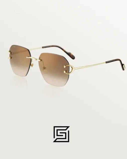 For men,Sunglasses sunglasses CARTIER CT0396 006/GOLD X HONEY Cartier