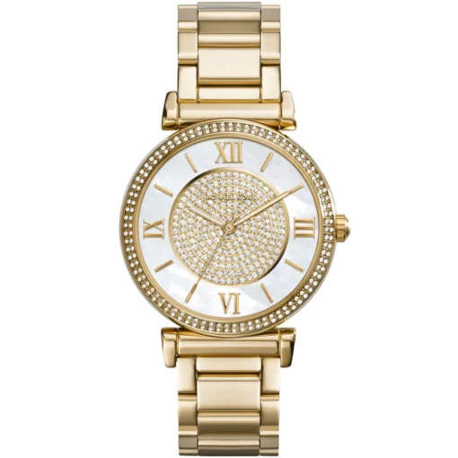 For women,Watches Michael Kors watches Gold Stainless White dial Watch for Women's MK3332 Michael Kors