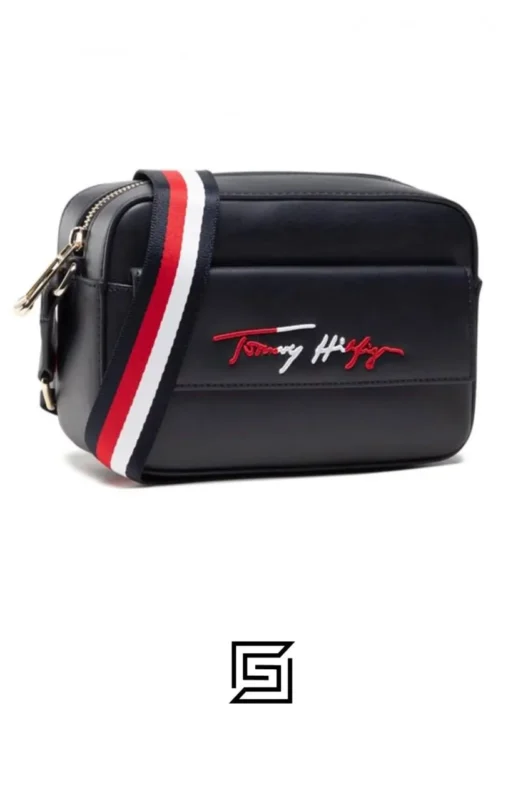 Bags,Leather,Women leather DARK BLUE TOMMY HILFIGER BAG DW5 DESERT SKY AW0AW11073 Tommy Hilfiger