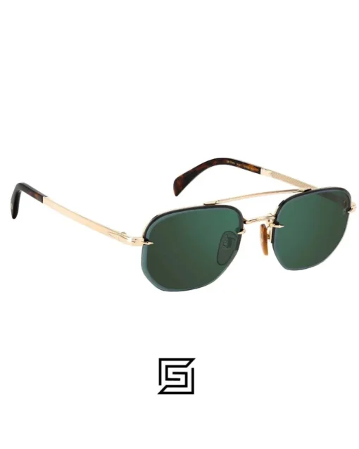 For men,Sunglasses David Beckham sunglasses DB 1078/S - Gold Havana - Green Mirror David Beckham