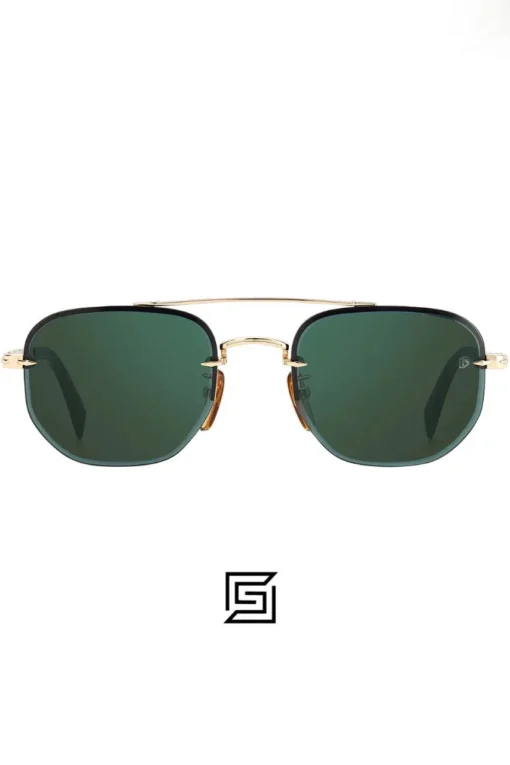 For men,Sunglasses David Beckham sunglasses DB 1078/S - Gold Havana - Green Mirror David Beckham