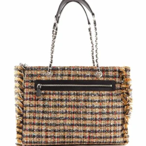 Bags,Leather,Women bags GUESS Cessily Tote Nutmeg Multi Guess