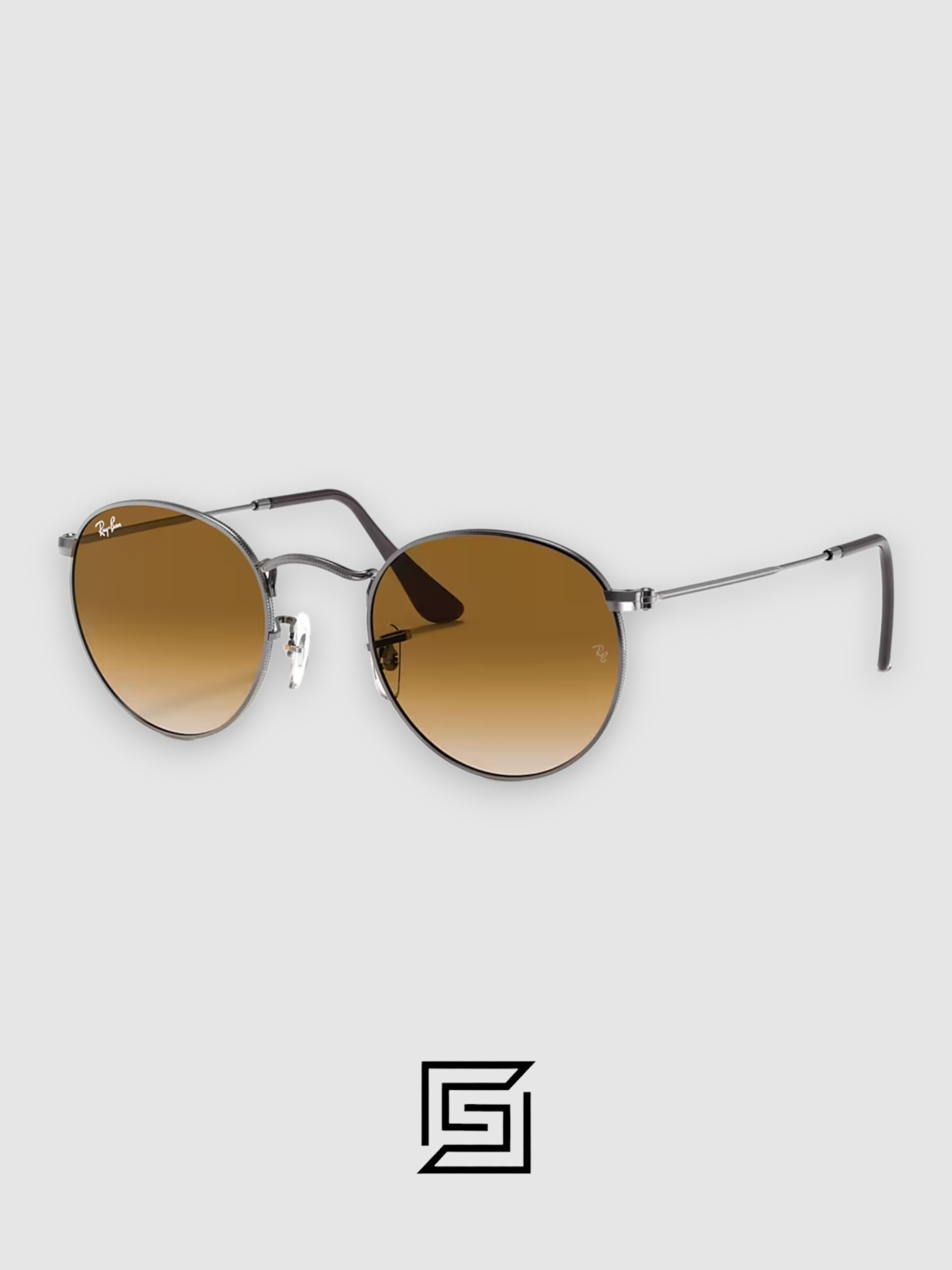 ⁦Ray Ban Sunglasses RB3447 ROUND METAL Unisex⁩ - الصورة ⁦2⁩