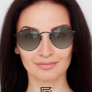 ⁦Ray Ban Sunglasses RB3447 ROUND METAL Unisex⁩ - الصورة ⁦6⁩