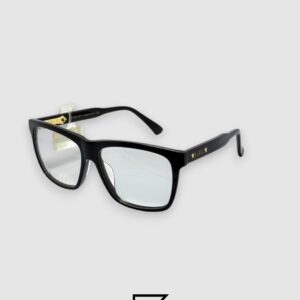 ⁦Gucci GG0268 Optical Glasses -  Black Frame with Gold Logo⁩ - الصورة ⁦1⁩