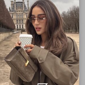 ⁦Bottega Veneta BV1342 002 Light Honey Lenses and Silver x Gold Frame Luxury Aviator Sunglasses⁩ - الصورة ⁦18⁩