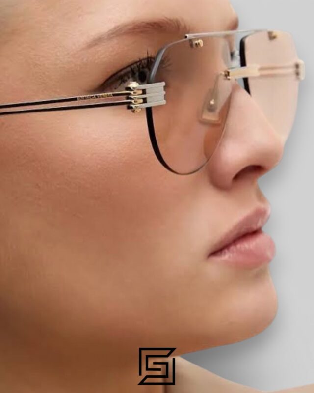 Bottega Veneta BV1342 002 Light Honey Lenses and Silver x Gold Frame Luxury Aviator Sunglasses