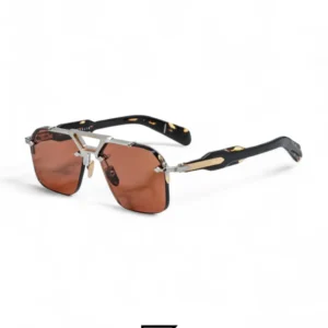 Men,Sunglasses sunglasses Jacques Marie Mage SILVERTON/Half Gold Silver - Red Jacques Marie Mage