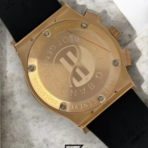 Men,Watches watches HUBLOT CLASSIC NEW - Black Rubber Band - Black Dial - Rose Body Hublot