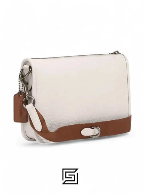 leather Heritage Convertible Crossbody With Coach Stripe CG998 - Image 2