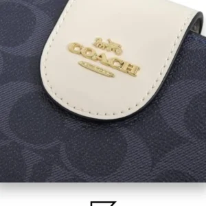Leather,Wallets,Women Phone Wallet In Colorblock Signature Grey x White Style No. C2874 Coach