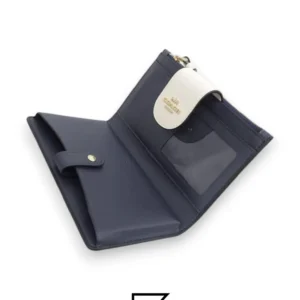 Leather,Wallets,Women Phone Wallet In Colorblock Signature Grey x White Style No. C2874 Coach