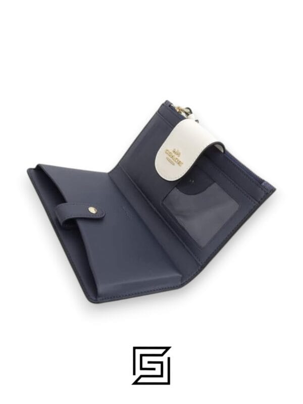 Leather,Wallets,Women Phone Wallet In Colorblock Signature Grey x White Style No. C2874 Coach