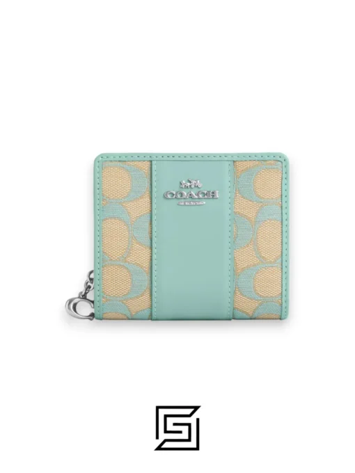 Snap Wallet In Signature Jacquard CT980