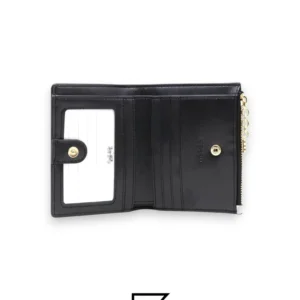 Leather,Wallets,Women COACH Snap Card Case Wallet in Crayon Heart Print Chalk F91058 Coach