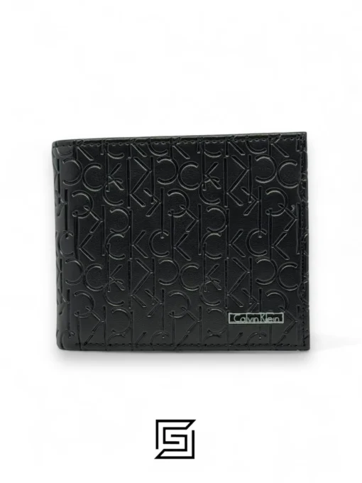 wallets CK SINGLE WALLET CK LOGO PUMP PATTIERN /BLACK