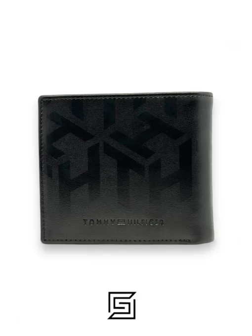 wallets TOMMY SINGLE WALLET W TH LOGO PRINT SOFT PATTERN METAL LOGO/BLACK - Image 2