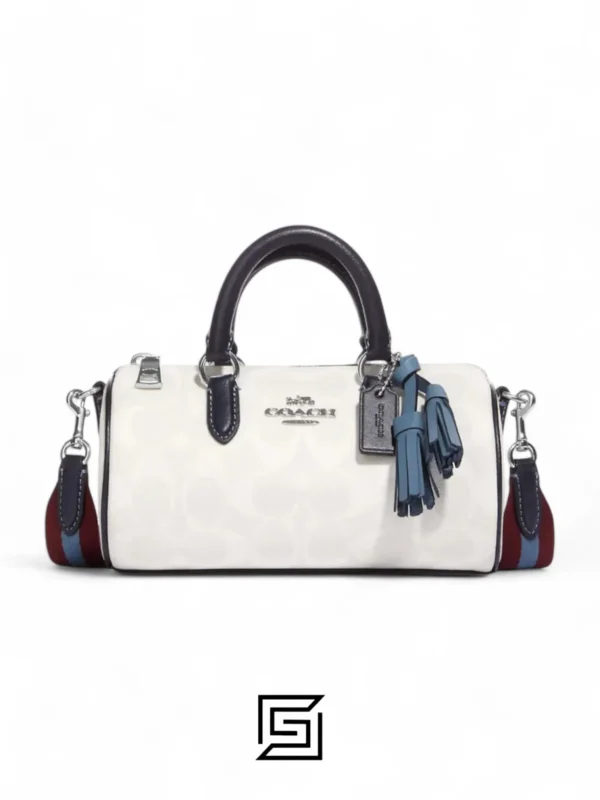 Bags,Leather,Women Coach leather Lacey Crossbody Bag In Signature Canvas CB874‏ Coach