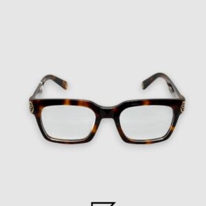 ⁦Product Title: PHILIPP PLEIN VPP082M Dark Shapes Eyeglasses - Tiger Gold Havana Frame⁩ - الصورة ⁦2⁩