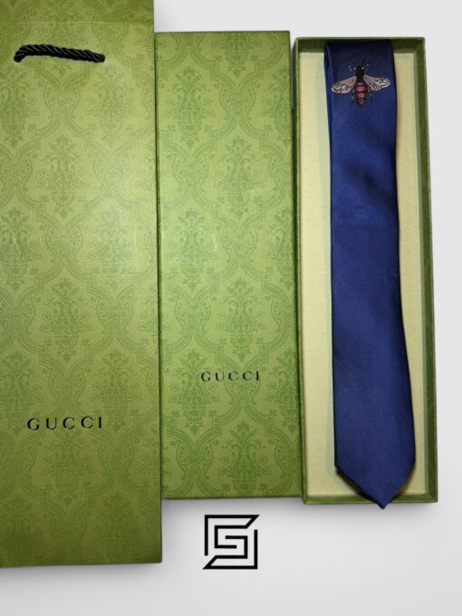 Gucci - Navy Blue Color With Big Bee Signature