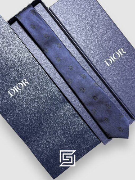 Dior - Navy Blue Color With CD Pattern Italian Style