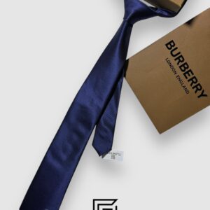 Ties BURBERRY - Navy Blue TB Logo Burberry