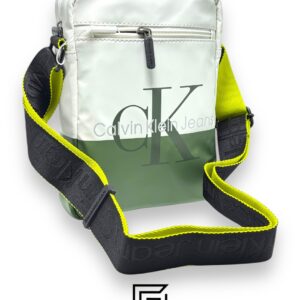 Bags,Leather,Men Ck Cross Bag Bg4-572 White - Green Calvin Klein