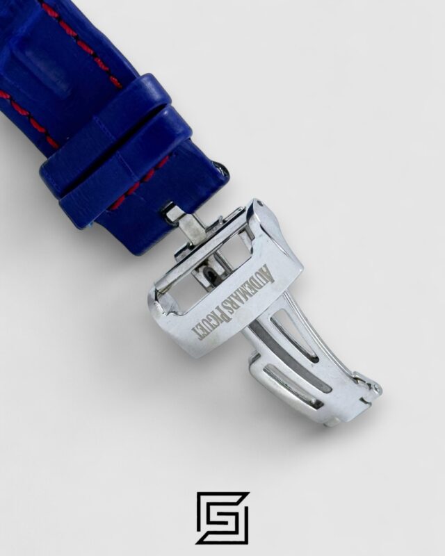 Audemars Piguet Royal Oak Offshore Limited Edition – White Dial – Blue Leather Strap – Japanese Quartz