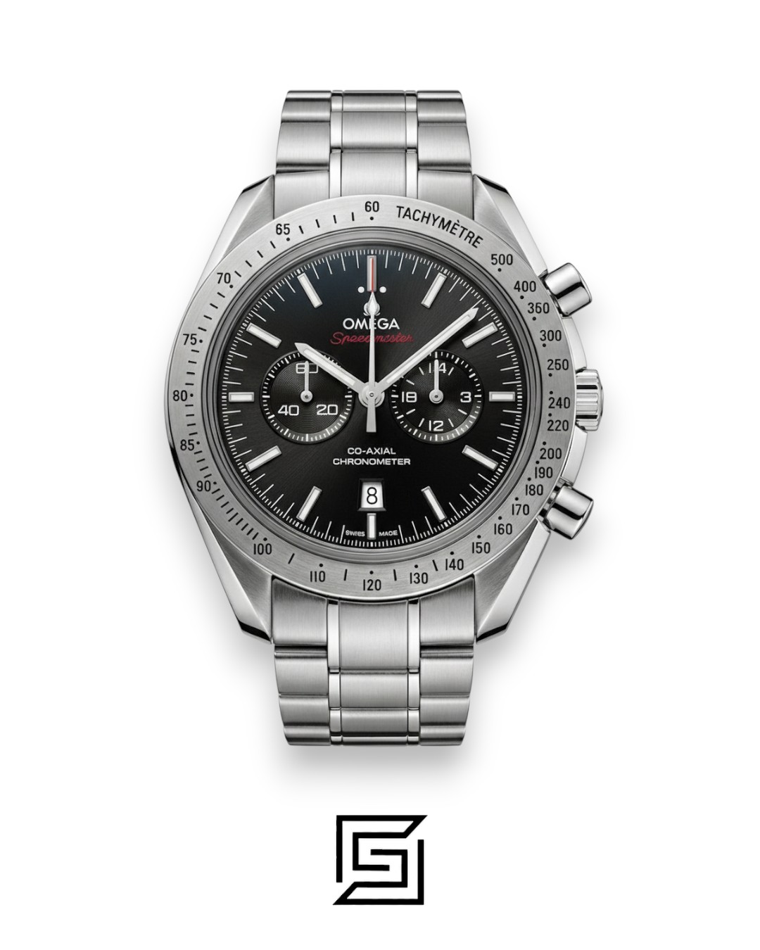 Omega Speedmaster 57 Black Dial Silver Bezel