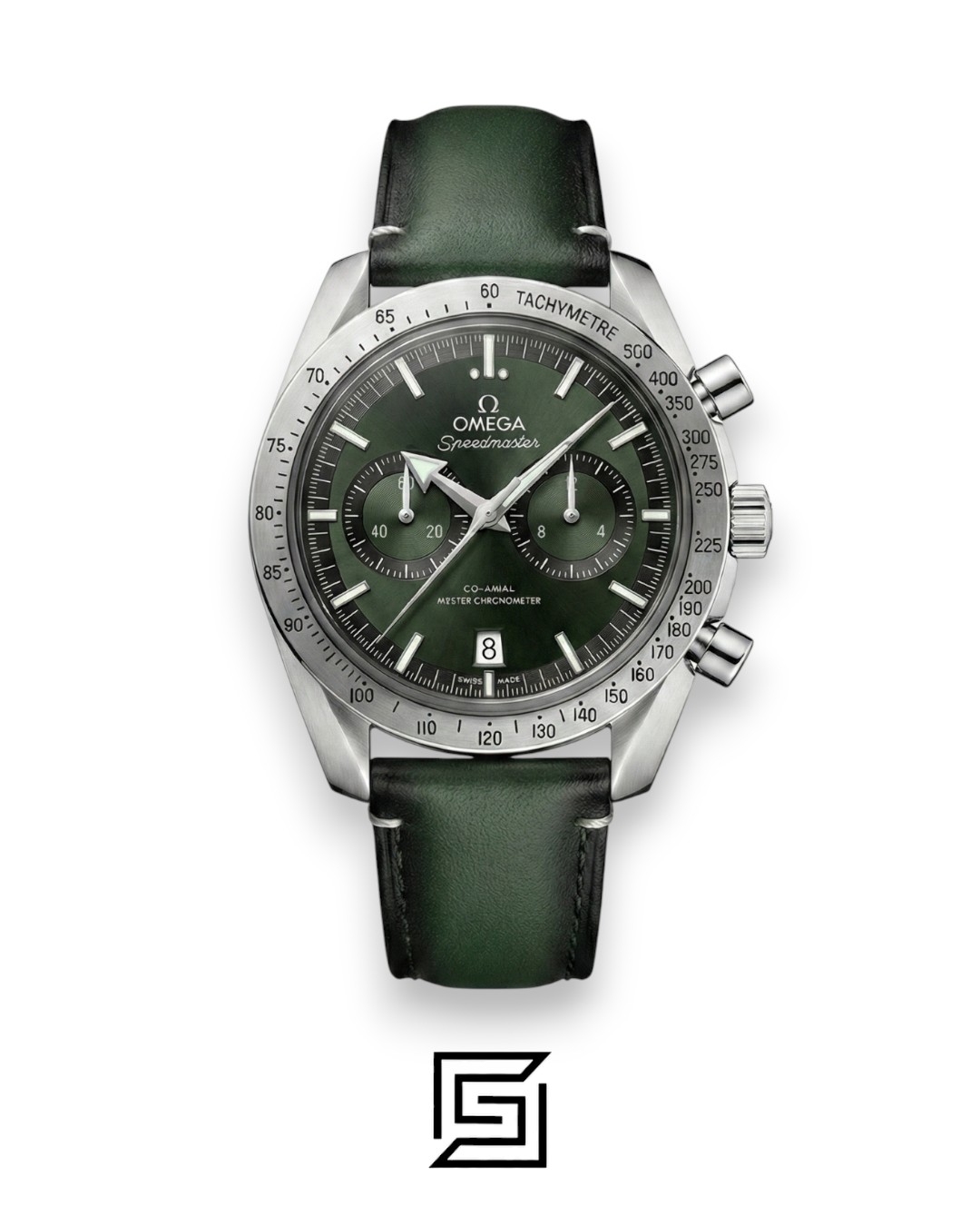 Omega Speedmaster Green Leather