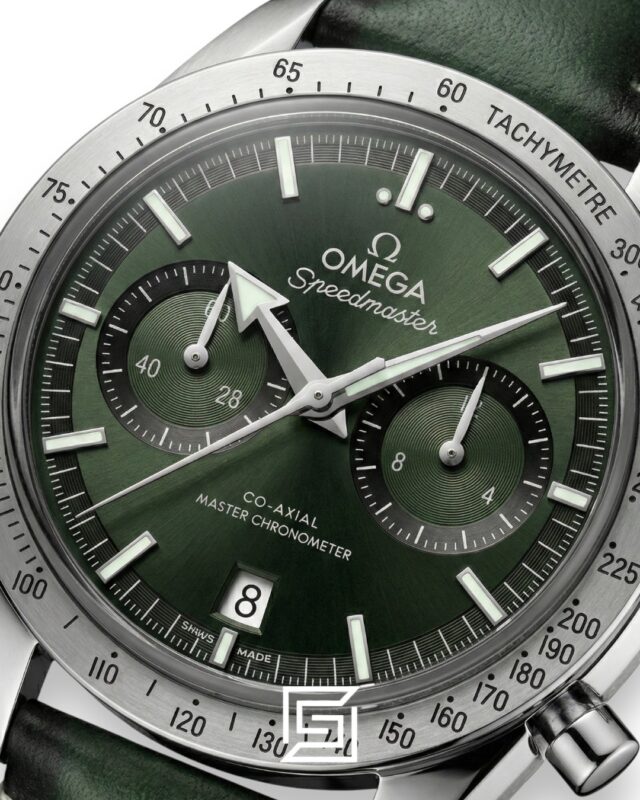 Omega Speedmaster Moonwatch – Green Dial & Leather Strap