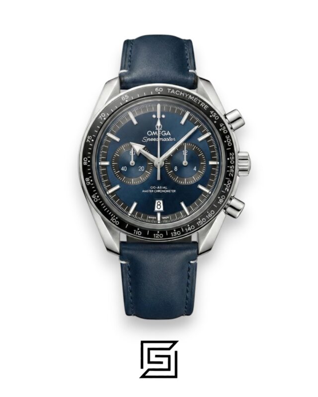 Omega Speedmaster Blue Leather