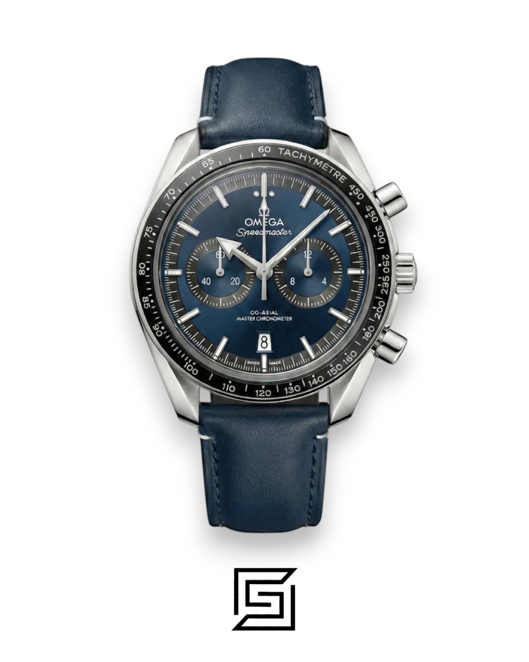 Omega Speedmaster Blue Leather