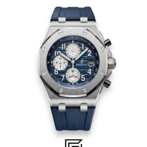 AP Royal Oak Offshore Chronograph Blue Silver Bezel