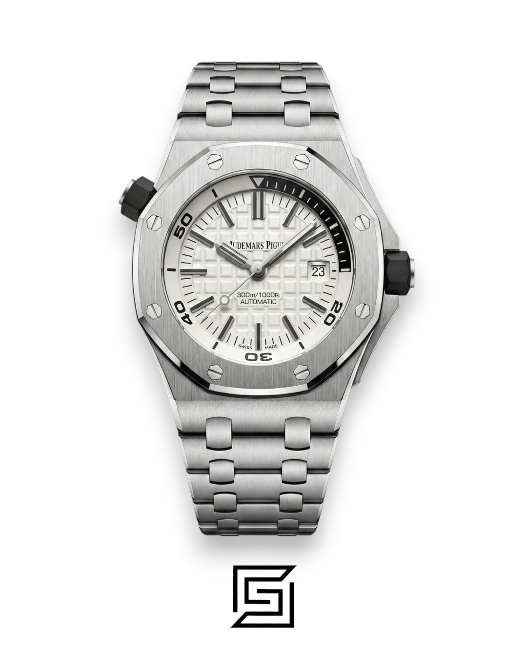 AP Royal Oak Diver White