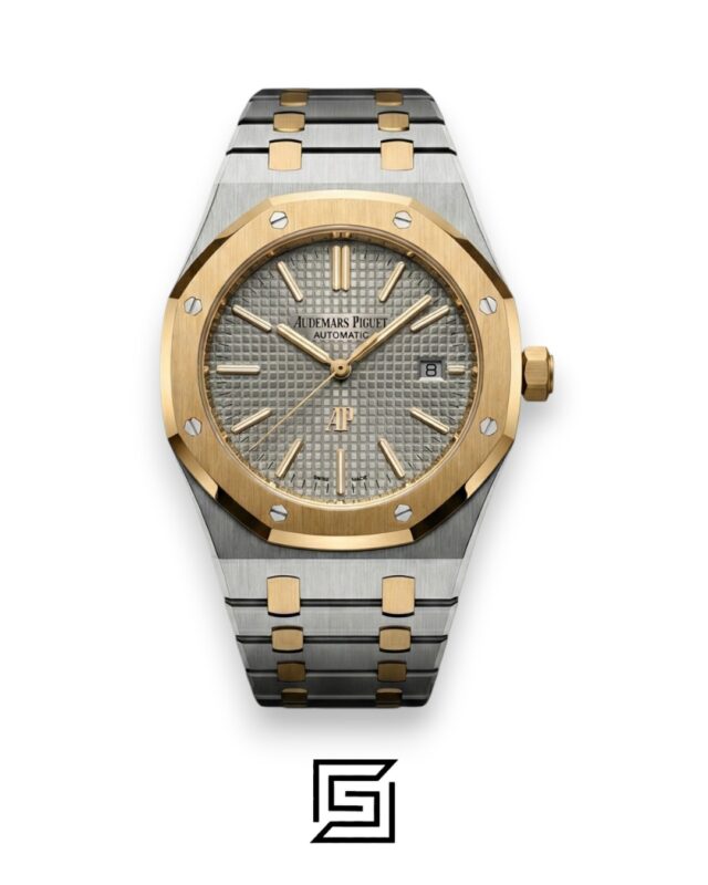 AP Royal Oak Grey Half Gold