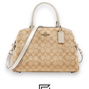 Bags,Leather,Women Lillie Carryall In Signature Canvas 91495 Coach